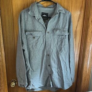 Pacific Trail Men's Gray Button-Up Shirt